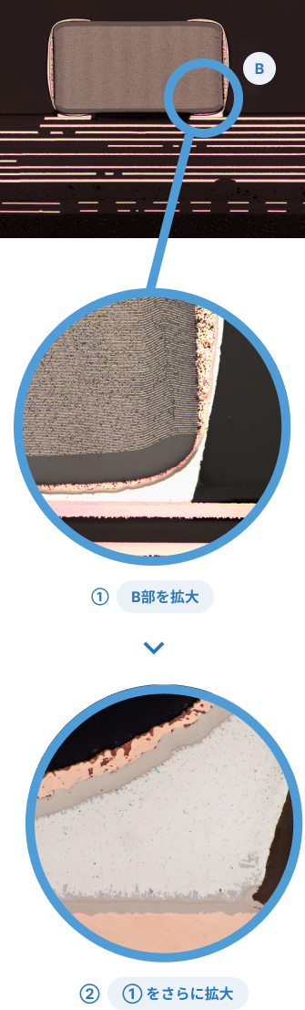 プリント基板断面研磨(半導体・電子部品)2-02